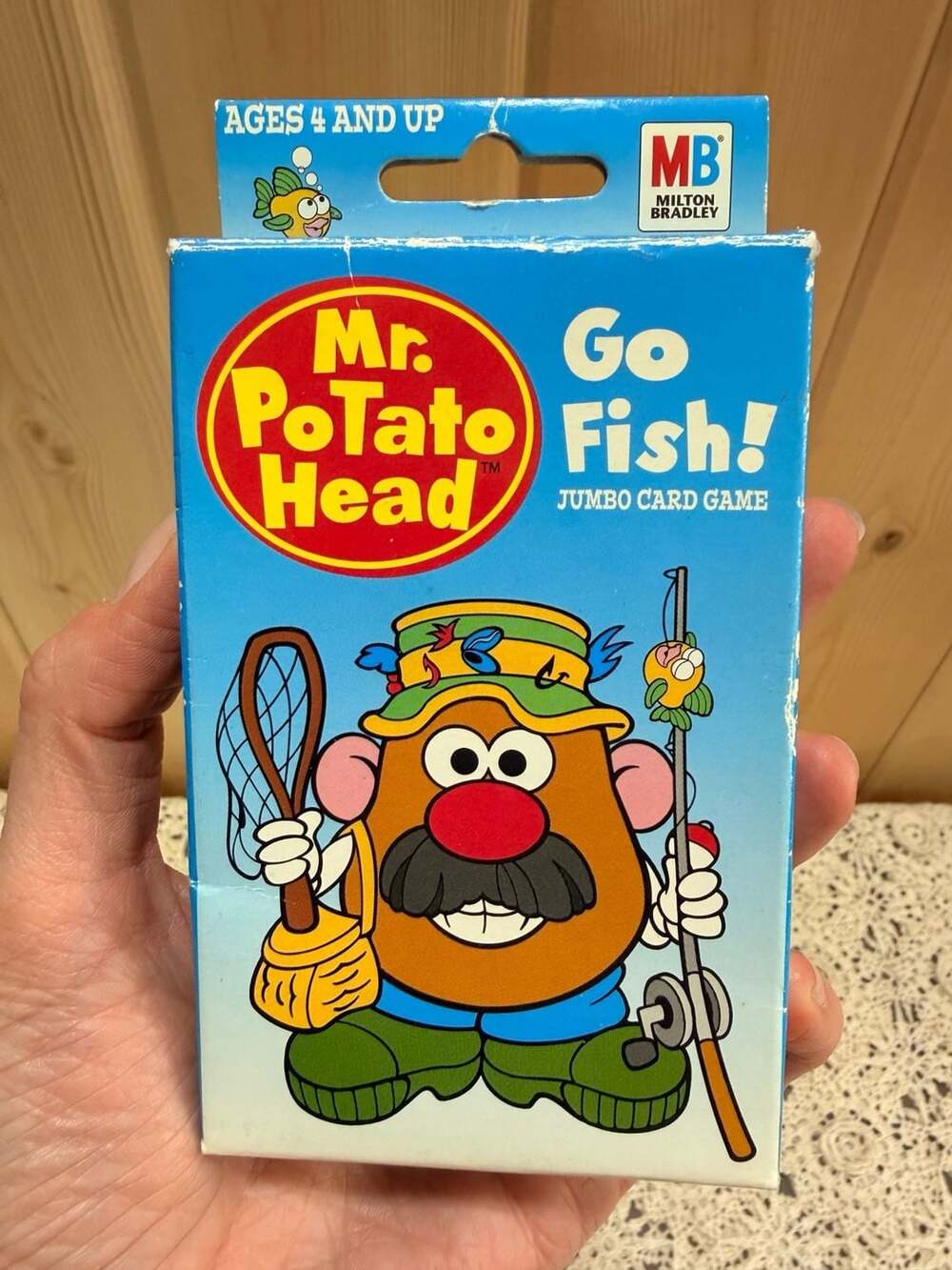 Milton Bradley Mr. Potato Head Go Fish! Jumbo Card Game 2002